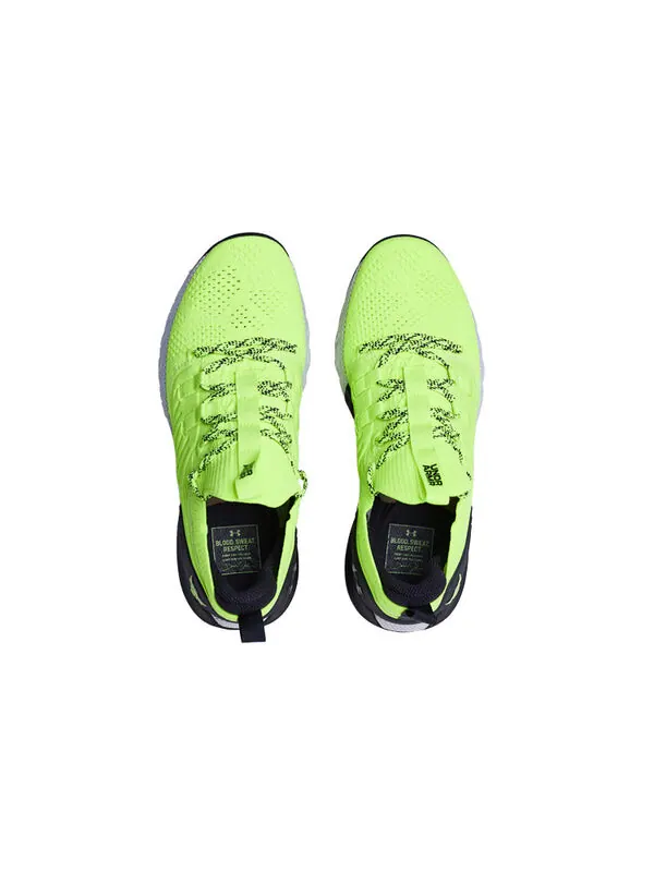 Кроссовки project rock 3 'high-vis yellow black' Under Armour — изображение 3 из 4, желтый/черный