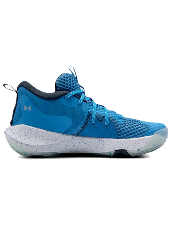 Кроссовки embiid one '23.11.3' Under Armour — изображение 2 из 4, синий/белый