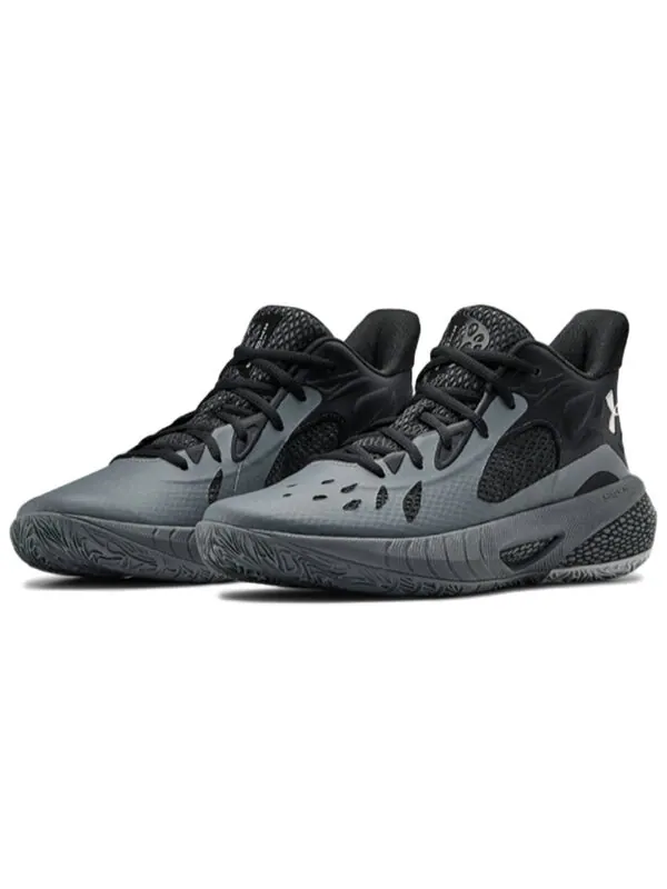 Кроссовки hovr havoc 3 'pitch grey black' Under Armour — изображение 3 из 4, серый