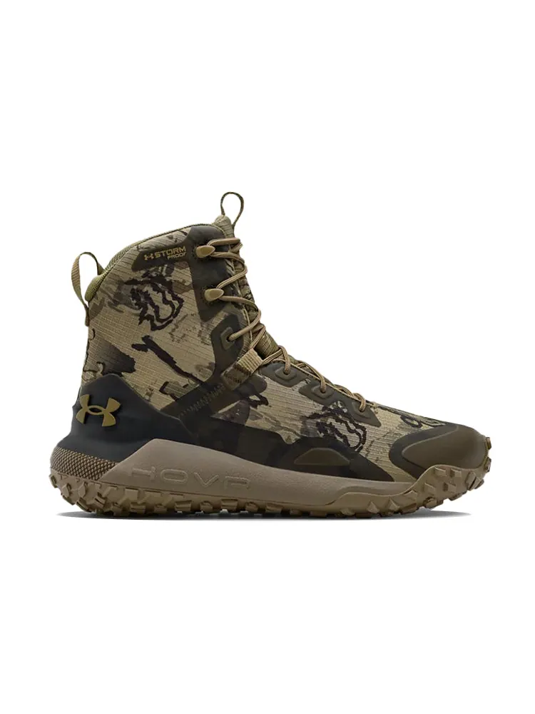Беговые кроссовки Under Armour HOVR Dawn WP 400G 'Ridge Reaper Camo Barren' — изображение 2 из 5, коричневый
