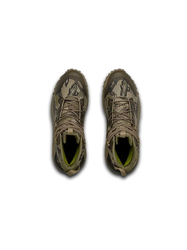 Беговые кроссовки Under Armour HOVR Dawn WP 400G 'Ridge Reaper Camo Barren' — изображение 4 из 5, коричневый