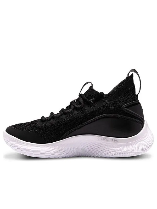 Кроссовки curry flow 8 'black white' Under Armour — изображение 1 из 4, черный