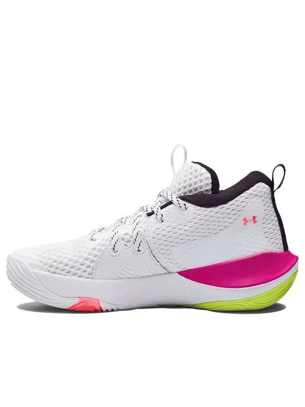 Кроссовки embiid one 'draft night' Under Armour — изображение 1 из 4, белый/розовый/синий