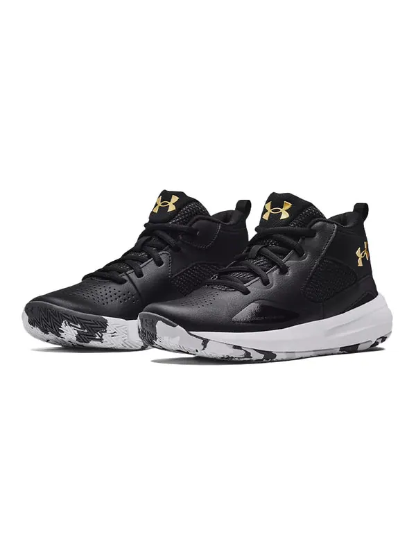 Кроссовки lockdown 5 'black metallic gold' Under Armour — изображение 3 из 4, черный/белый