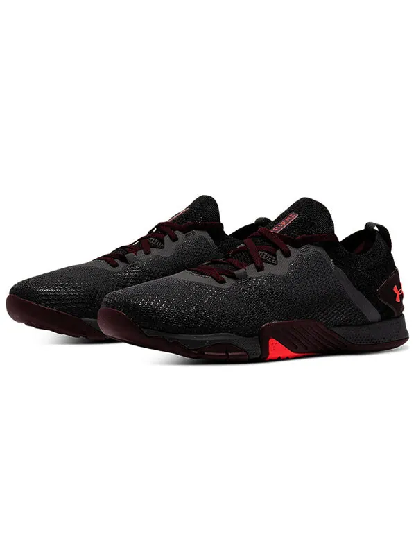 Кроссовки tribase reign 3 'pitch grey venom red' Under Armour — изображение 3 из 4, черный