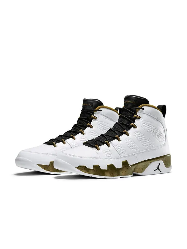 Кроссовки 9 ретро Air Jordan — изображение 3 из 4, белый/черный-зеленый