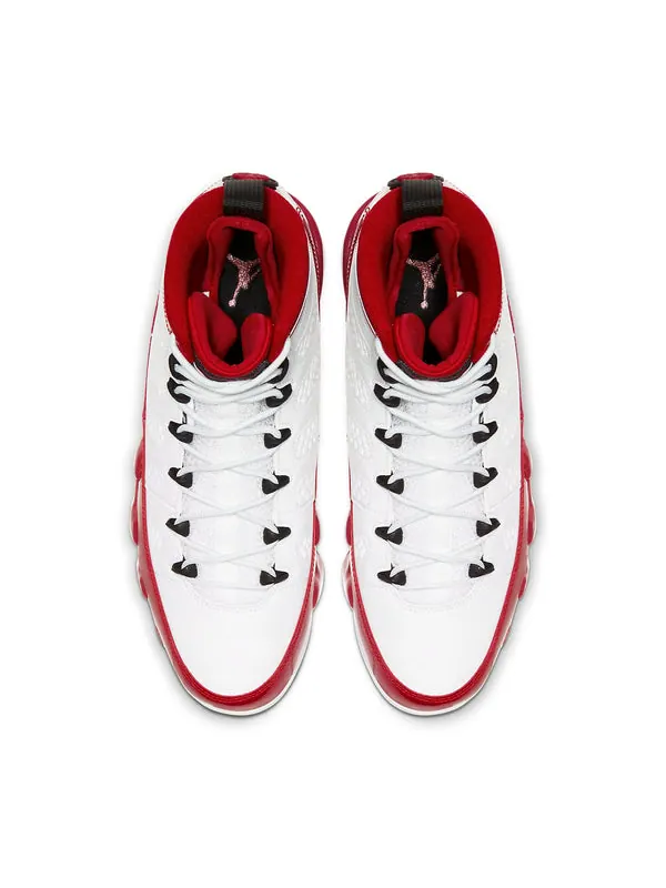 Кроссовки 9 retro 'gym red' Air Jordan — изображение 3 из 4, белый/черный-красный