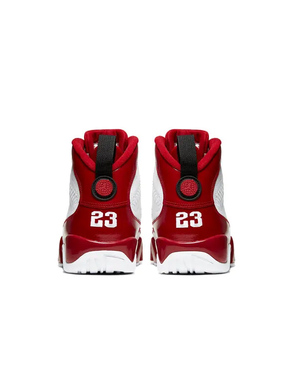 Кроссовки 9 retro 'gym red' Air Jordan — изображение 4 из 4, белый/черный-красный