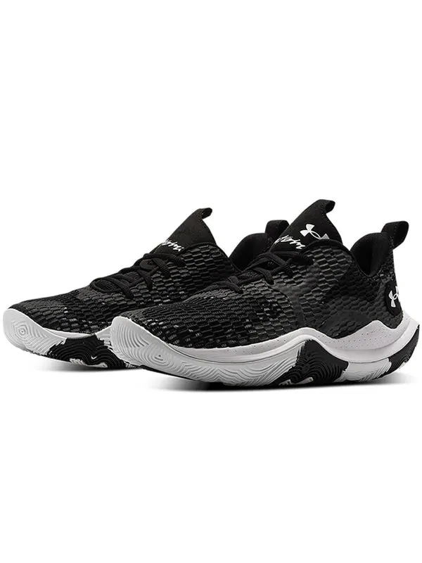 Кроссовки spawn 3 'black white' Under Armour — изображение 4 из 4, черный/белый