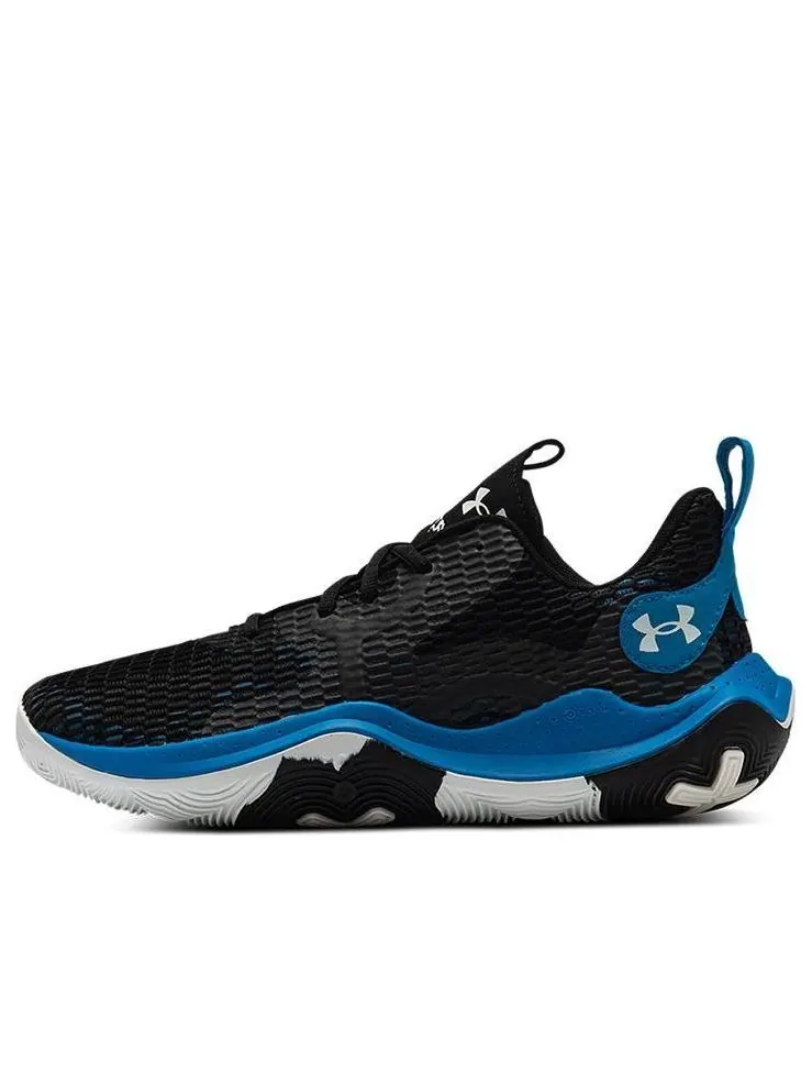 Кроссовки Under Armour Spawn 3 'Black Blue Circuit' 3023738-003 — изображение 1 из 4, черный синий