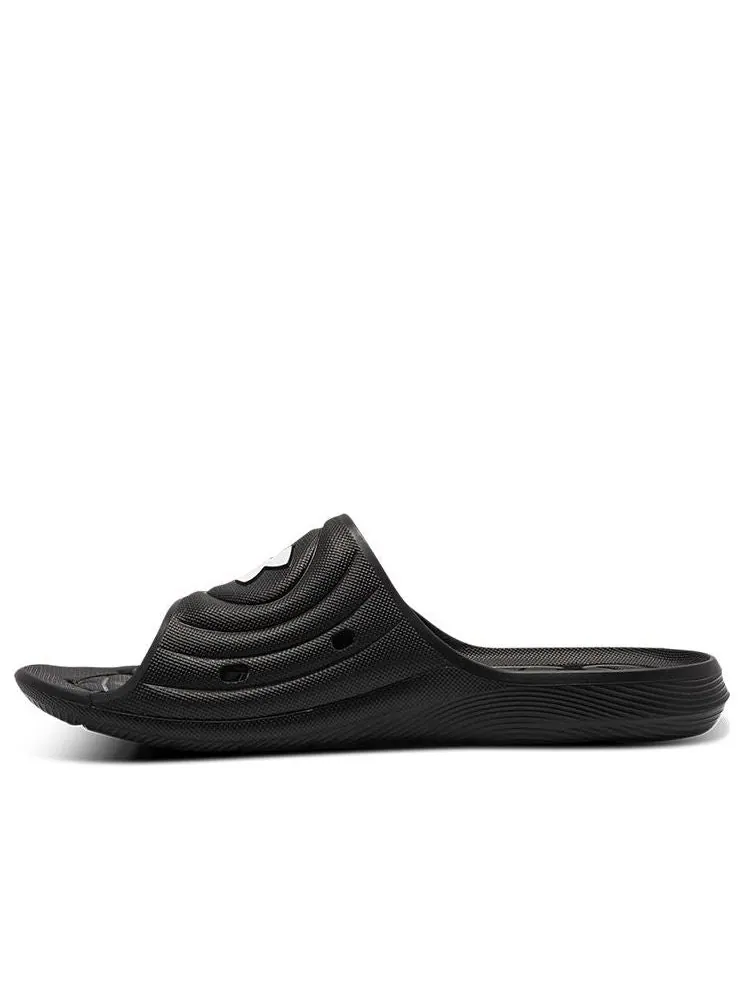 Шлепанцы Under Armour Locker 4 'Black White' — изображение 1 из 5, черный