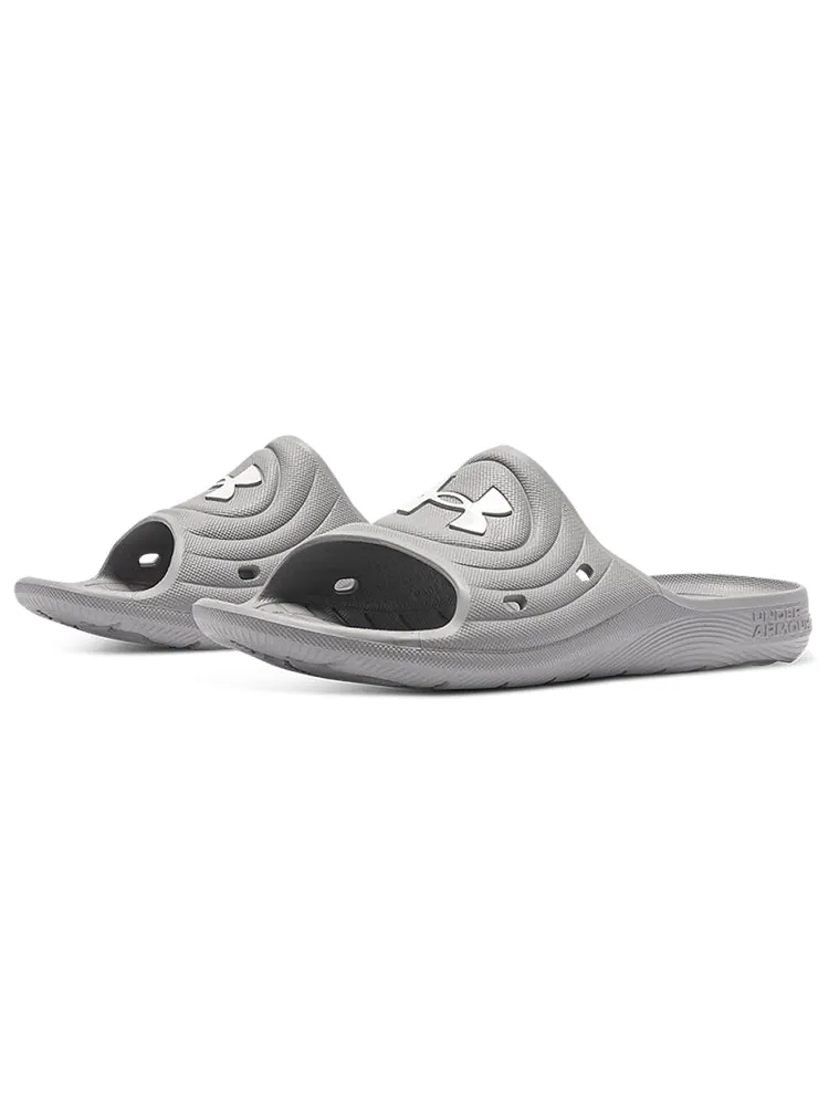 Шлепанцы Under Armour Locker 4 Slide 'Mod Grey' — изображение 3 из 5, серый