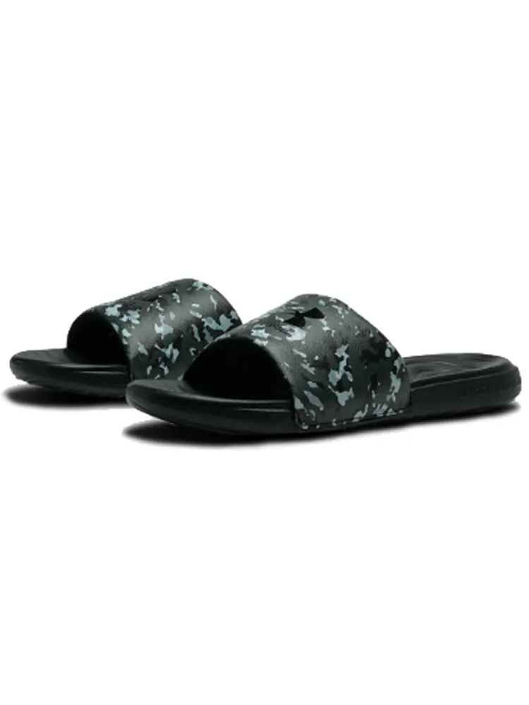 Шлепанцы Under Armour Ansa Camo Slippers Black — изображение 3 из 5, черный
