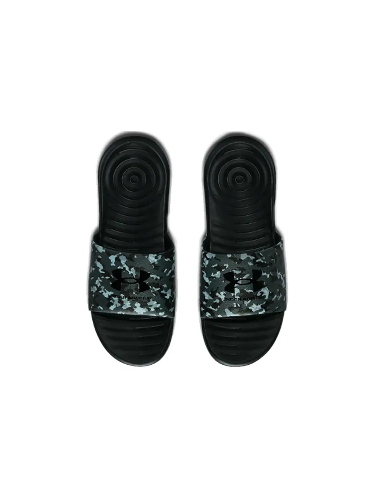 Шлепанцы Under Armour Ansa Camo Slippers Black — изображение 4 из 5, черный