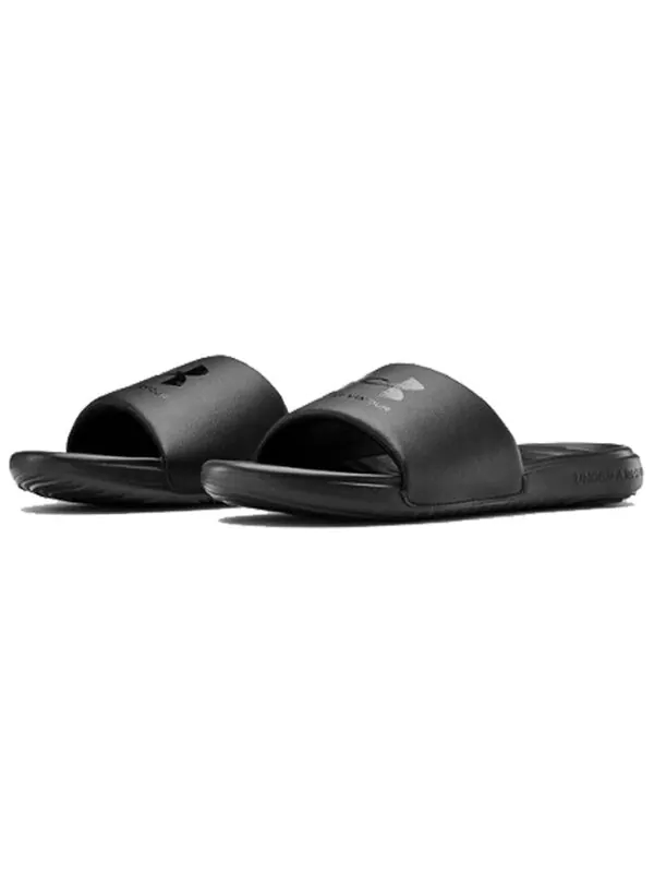 Тапочки ansa fixed slide 'triple black' Under Armour — изображение 3 из 4, черный