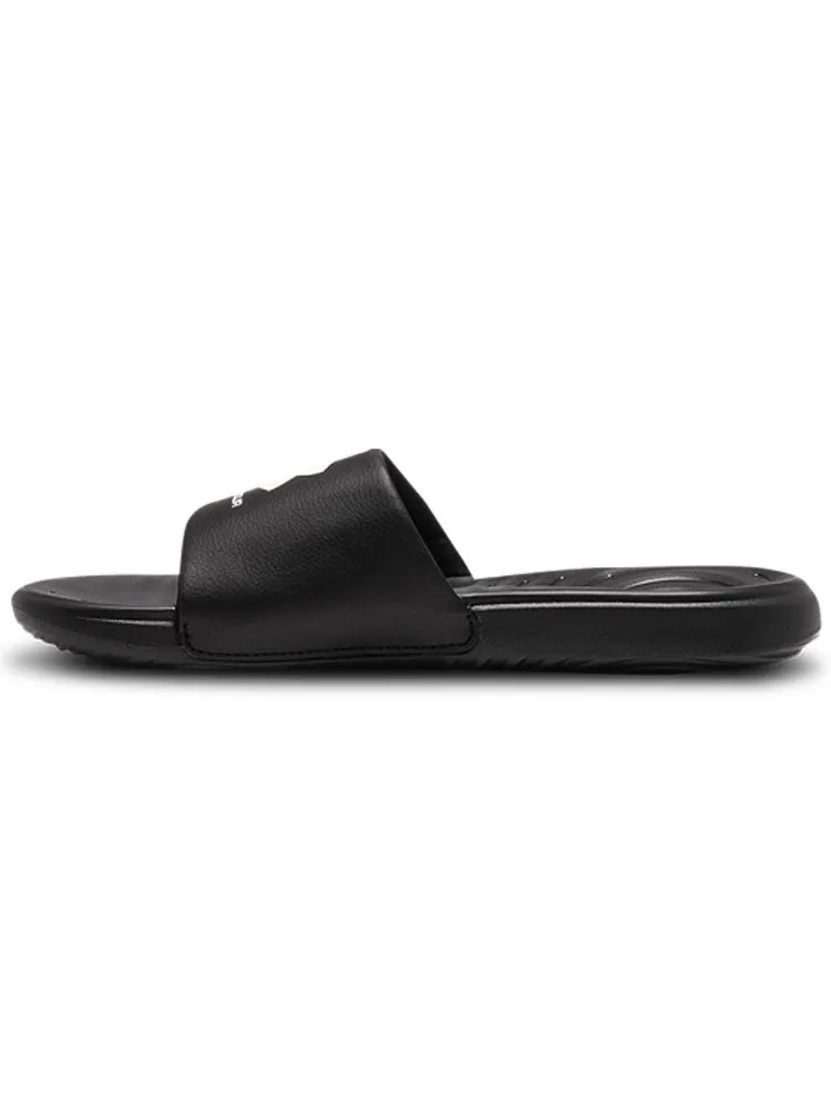 Шлепанцы Under Armour Ansa Fixed Slide 'Black White' — изображение 2 из 6, черный