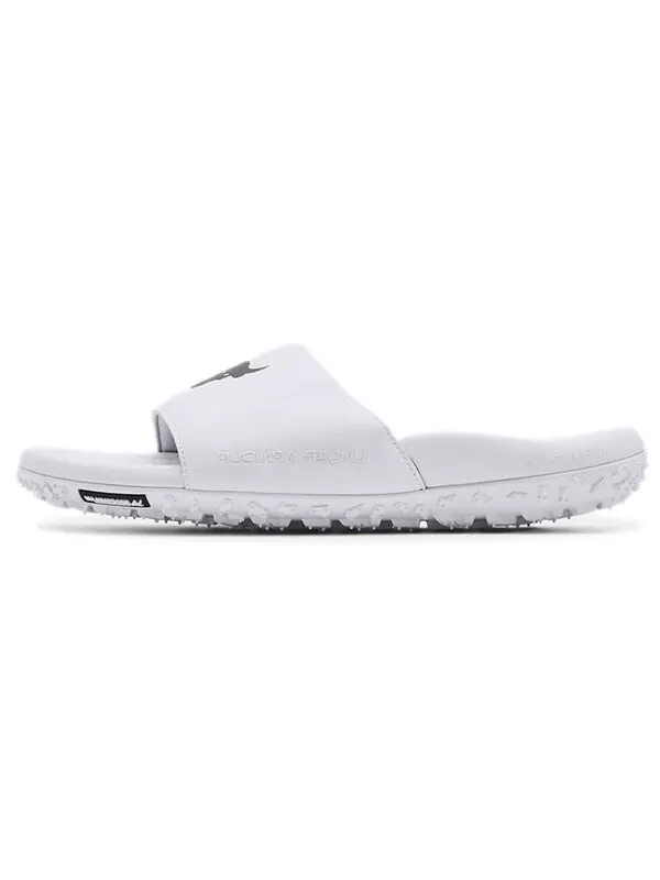 Тапочки project rock slides 'white' Under Armour — изображение 2 из 4, белый
