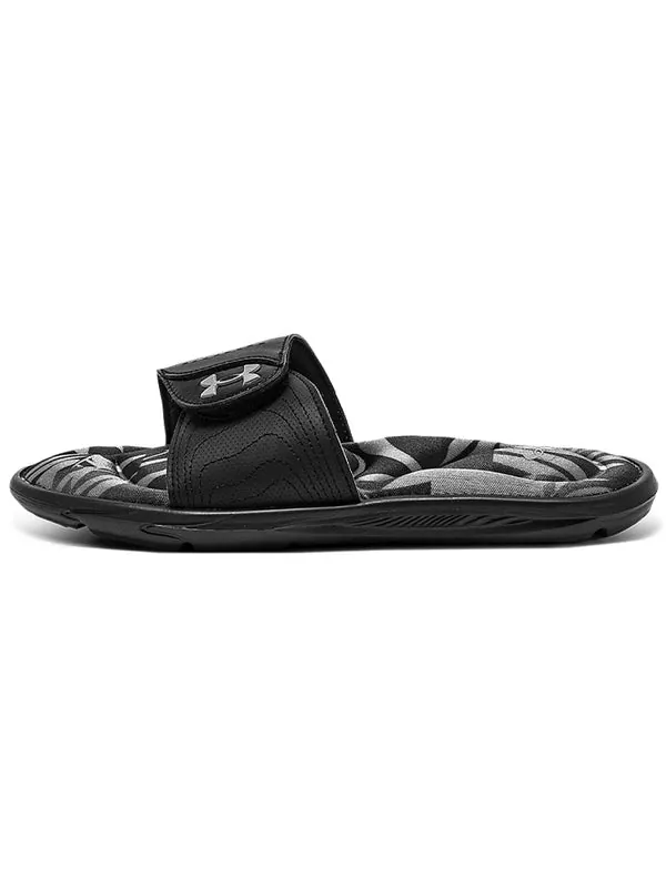 Тапочки ignite vi graphic fb sandals black Under Armour — изображение 2 из 4, черный