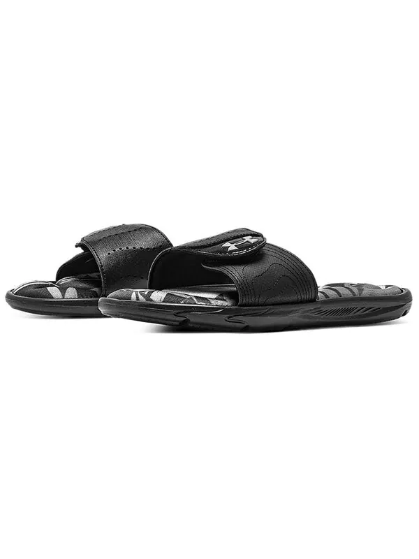 Тапочки ignite vi graphic fb sandals black Under Armour — изображение 4 из 4, черный