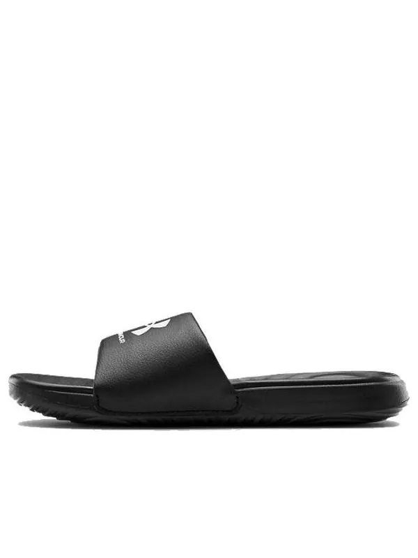 Тапочки ansa fixed slides 'black white' Under Armour