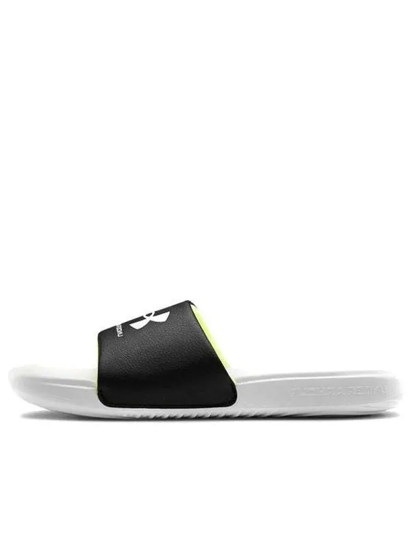 Тапочки ansa fixed slides 'white black' Under Armour