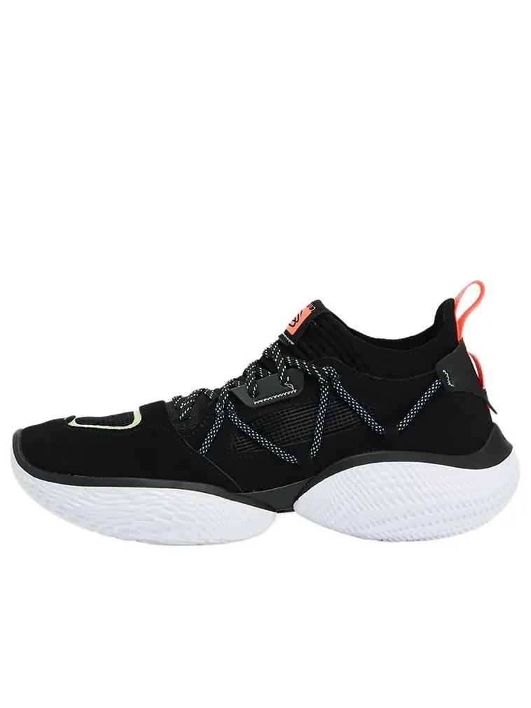 Кроссовки Under Armour Curry Flow Cozy 'Black Electric Tangerine' — изображение 1 из 5, черный