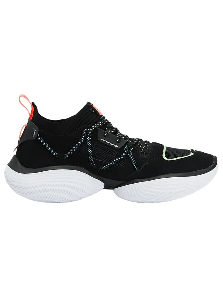 Кроссовки Under Armour Curry Flow Cozy 'Black Electric Tangerine' — изображение 2 из 5, черный