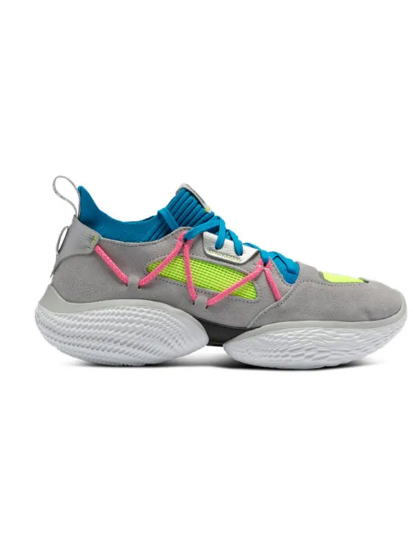 Кроссовки curry brand curry flow cozy 'grey electric blue' Under Armour — изображение 2 из 4, серый/синий
