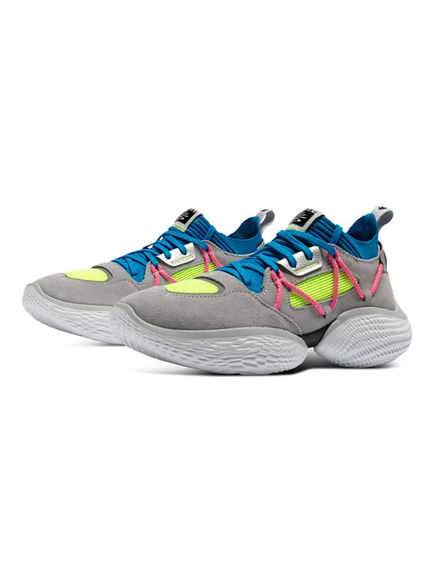 Кроссовки curry brand curry flow cozy 'grey electric blue' Under Armour — изображение 3 из 4, серый/синий