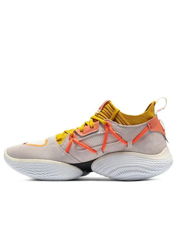 Кроссовки curry flow cozy 'ivory zeppelin yellow' Under Armour — изображение 1 из 4, слоновая кость/желтый