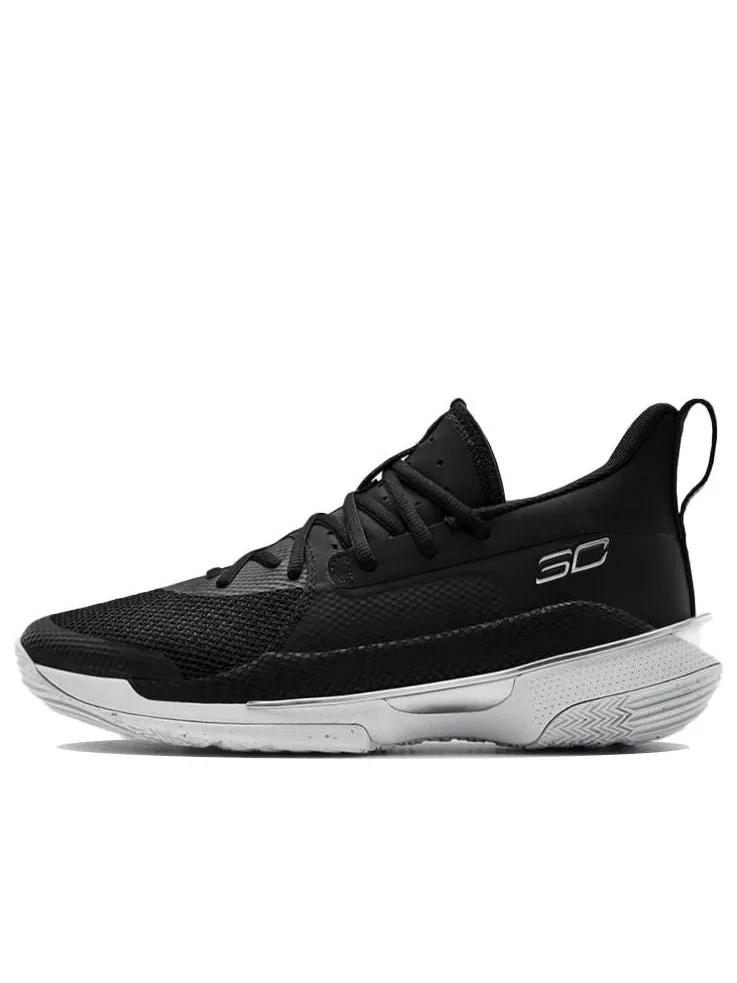 Кроссовки Under Armour Curry 7 Team 'Black White' — изображение 1 из 5, черный