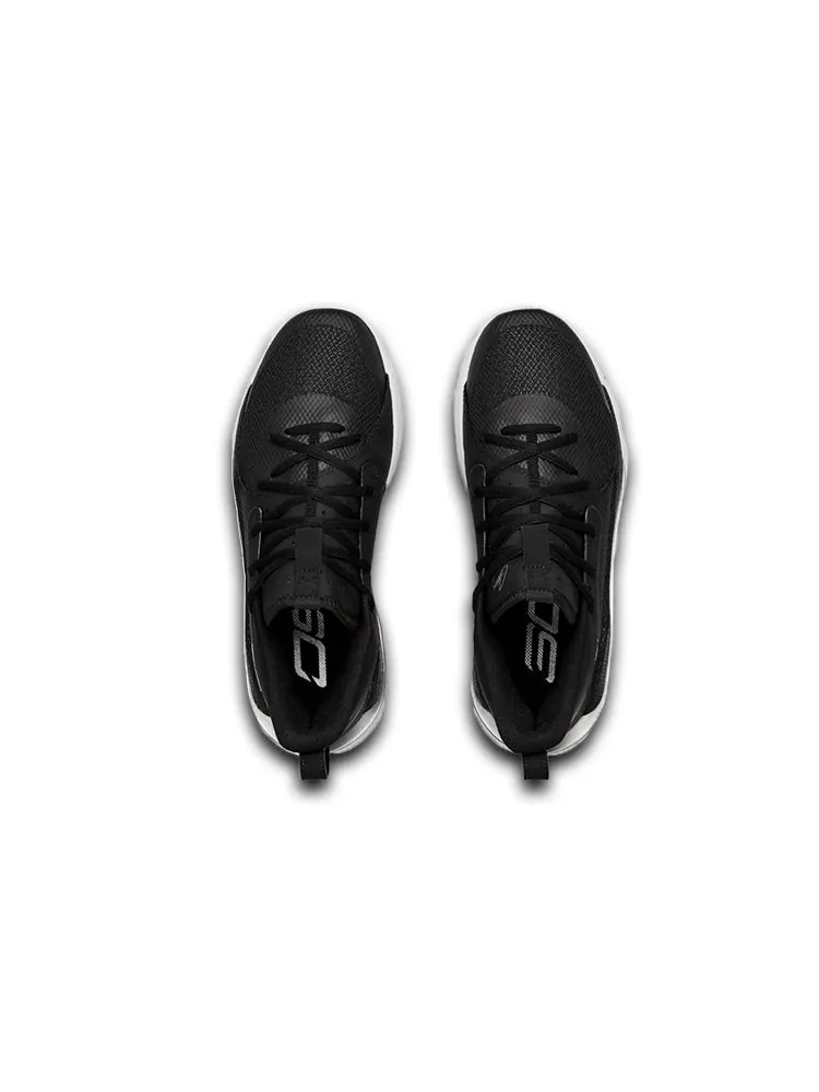 Кроссовки Under Armour Curry 7 Team 'Black White' — изображение 4 из 5, черный