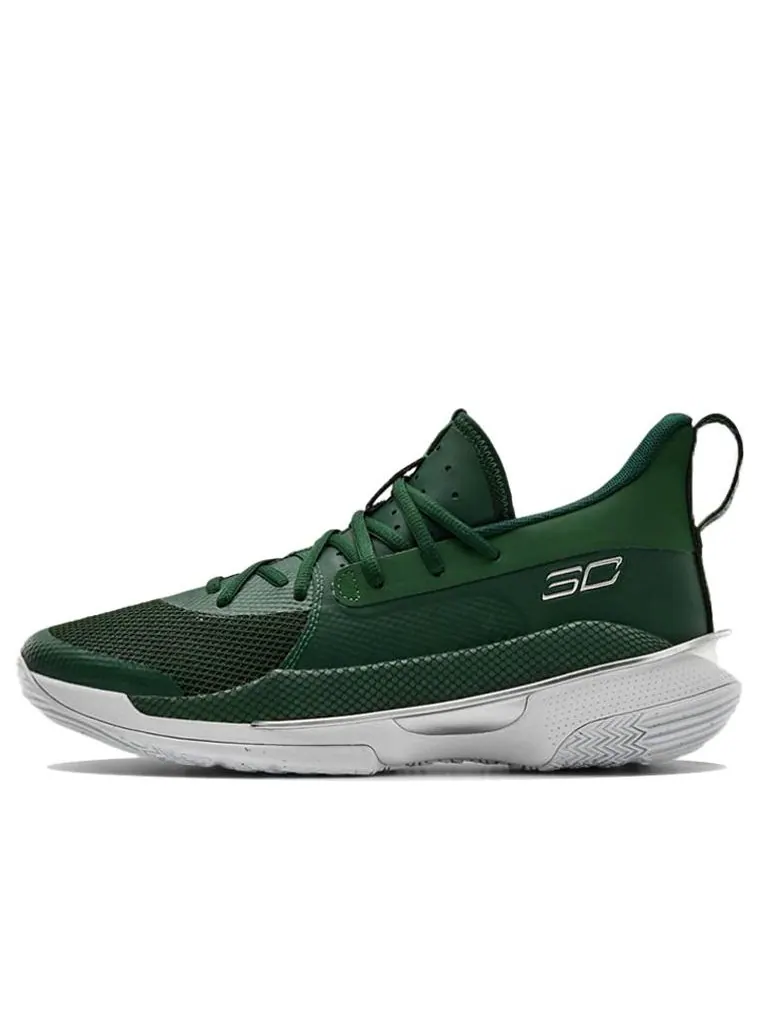 Кроссовки Under Armour Curry 7 Team 'Forest Green' — изображение 1 из 5, зеленый