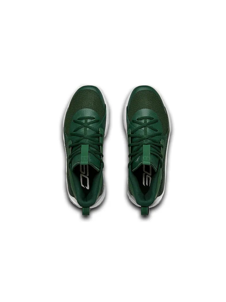 Кроссовки Under Armour Curry 7 Team 'Forest Green' — изображение 4 из 5, зеленый