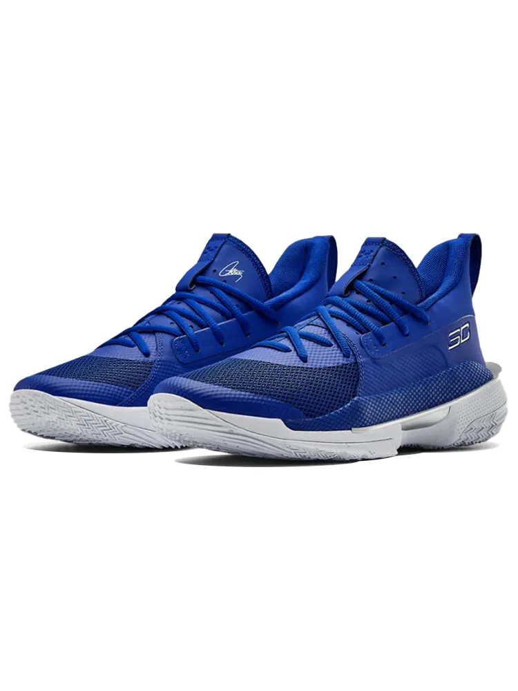 Кроссовки Under Armour Curry 7 'Royal' — изображение 3 из 5, синий