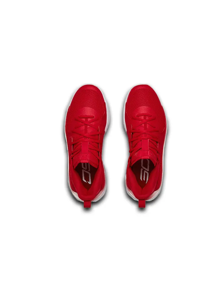 Кроссовки Under Armour Curry 7 Team 'Red White' — изображение 4 из 5, красный