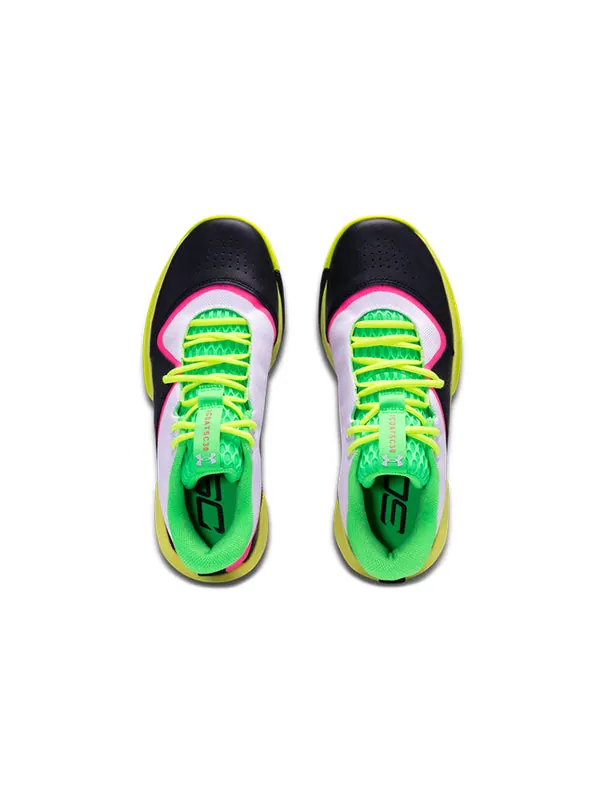 Кроссовки sc 3zero 4 'white high-vis yellow' Under Armour — изображение 4 из 4, белый/черный/розовый