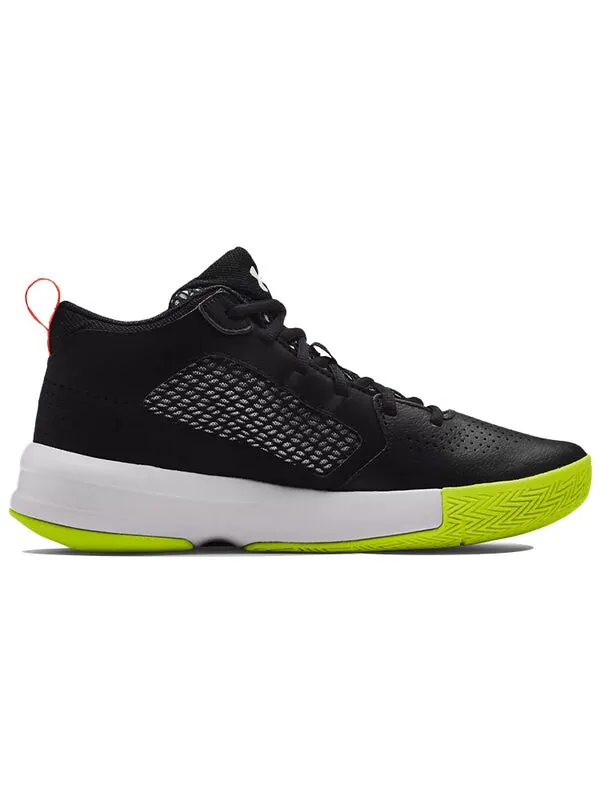 Кроссовки lockdown 5 black/green Under Armour — изображение 2 из 4, черный/зеленый