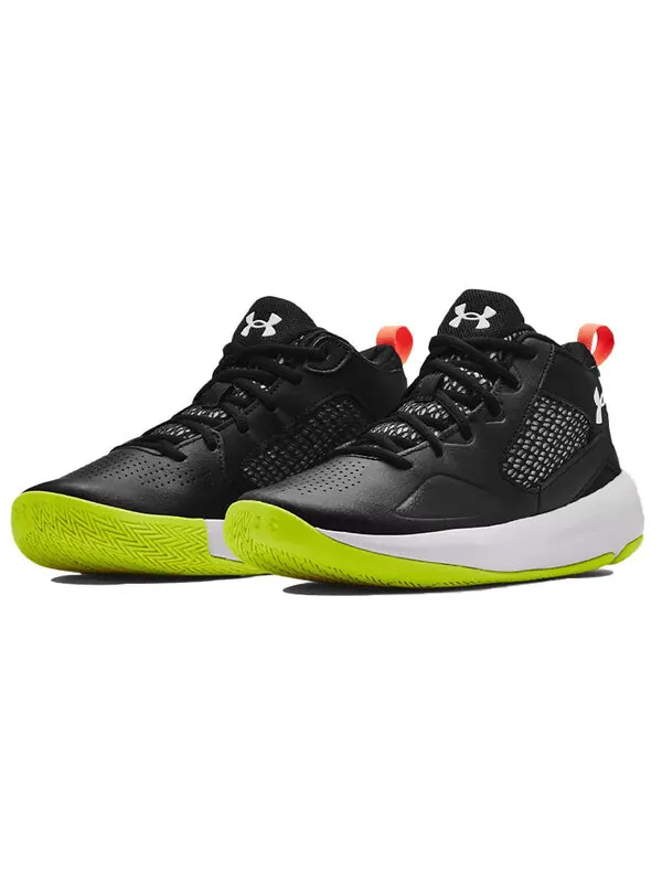 Кроссовки lockdown 5 black/green Under Armour — изображение 3 из 4, черный/зеленый