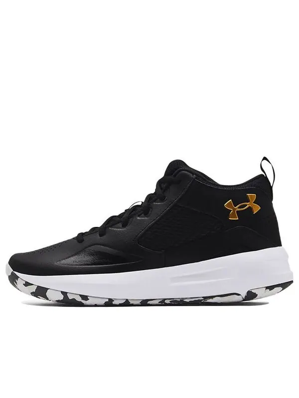 Кроссовки lockdown 5 'black white' Under Armour — изображение 1 из 4, черный/белый/золотистый