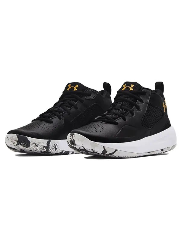 Кроссовки lockdown 5 'black white' Under Armour — изображение 3 из 4, черный/белый/золотистый