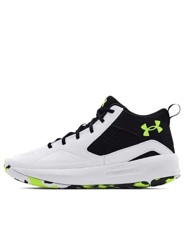 Кроссовки lockdown 5 basketball shoes 'white black' Under Armour — изображение 1 из 4, белый/черный