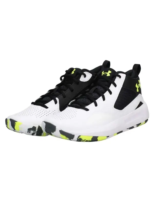 Кроссовки lockdown 5 basketball shoes 'white black' Under Armour — изображение 2 из 4, белый/черный