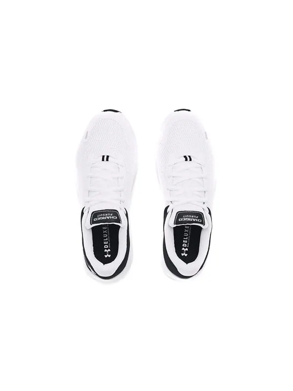 Кроссовки charged pursuit 2 bl 'white' Under Armour — изображение 3 из 4, белый/черный