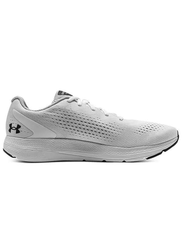 Кроссовки charged 'white black' Under Armour — изображение 2 из 4, белый/черный