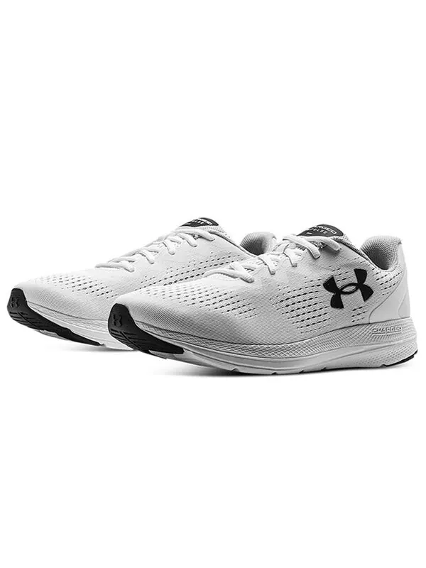 Кроссовки charged 'white black' Under Armour — изображение 3 из 4, белый/черный