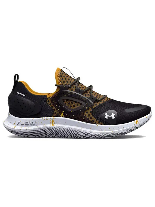 Кроссовки flow velociti mvmnt 'black cruise gold' Under Armour — изображение 2 из 4, черный/золотистый/желтый