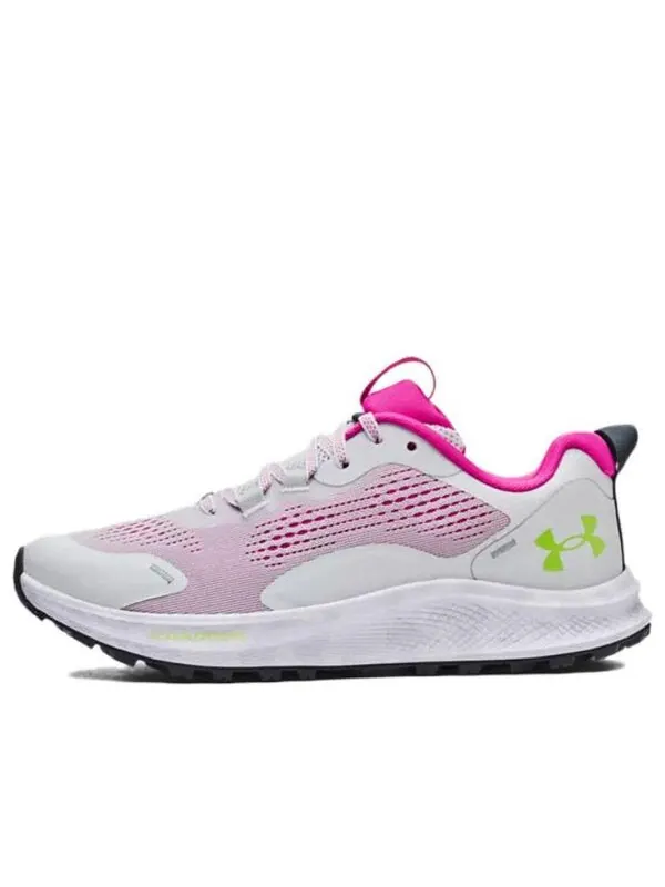 Кроссовки (WMNS) Under Armour Charged Bandit Trail 2 Running Shoes 'Grey Rebel Pink' — изображение 1 из 4, серый/розовый
