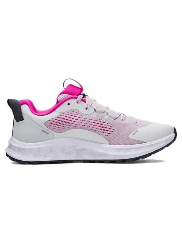 Кроссовки (WMNS) Under Armour Charged Bandit Trail 2 Running Shoes 'Grey Rebel Pink' — изображение 2 из 4, серый/розовый