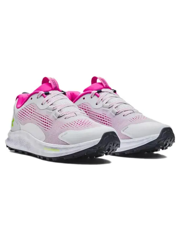 Кроссовки (WMNS) Under Armour Charged Bandit Trail 2 Running Shoes 'Grey Rebel Pink' — изображение 3 из 4, серый/розовый